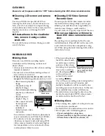 Preview for 9 page of Hitachi DZ-HS500SW Instruction Manual