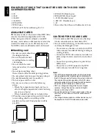 Preview for 24 page of Hitachi DZ-HS500SW Instruction Manual