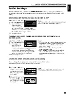 Preview for 33 page of Hitachi DZ-HS500SW Instruction Manual