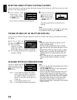 Preview for 34 page of Hitachi DZ-HS500SW Instruction Manual