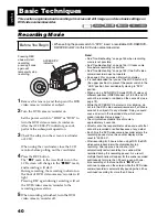 Preview for 40 page of Hitachi DZ-HS500SW Instruction Manual