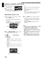 Preview for 72 page of Hitachi DZ-HS500SW Instruction Manual