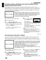 Preview for 106 page of Hitachi DZ-HS500SW Instruction Manual