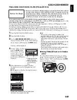 Preview for 107 page of Hitachi DZ-HS500SW Instruction Manual