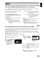 Preview for 109 page of Hitachi DZ-HS500SW Instruction Manual