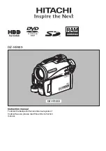 Hitachi DZ-HS503 Instruction Manual preview