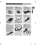 Предварительный просмотр 13 страницы Hitachi DZ-HS803A - Camcorder Instruction Manual