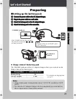 Предварительный просмотр 21 страницы Hitachi DZ-HS803A - Camcorder Instruction Manual