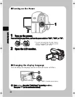 Предварительный просмотр 22 страницы Hitachi DZ-HS803A - Camcorder Instruction Manual