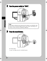 Предварительный просмотр 26 страницы Hitachi DZ-HS803A - Camcorder Instruction Manual