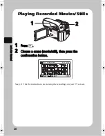 Предварительный просмотр 28 страницы Hitachi DZ-HS803A - Camcorder Instruction Manual