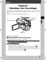 Предварительный просмотр 47 страницы Hitachi DZ-HS803A - Camcorder Instruction Manual