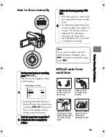 Предварительный просмотр 65 страницы Hitachi DZ-HS803A - Camcorder Instruction Manual