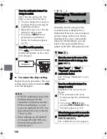 Предварительный просмотр 108 страницы Hitachi DZ-HS803A - Camcorder Instruction Manual