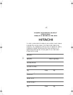 Предварительный просмотр 187 страницы Hitachi DZ-HS803A - Camcorder Instruction Manual