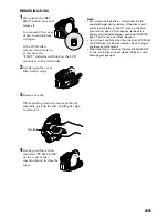 Preview for 45 page of Hitachi DZ-MV3000E Instruction Manual