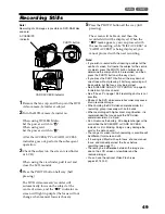 Preview for 49 page of Hitachi DZ-MV3000E Instruction Manual