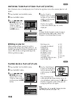 Preview for 118 page of Hitachi DZ-MV3000E Instruction Manual