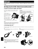 Предварительный просмотр 32 страницы Hitachi DZ-MV350A - Camcorder Instruction Manual