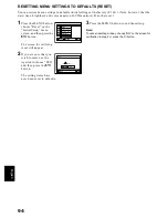 Предварительный просмотр 94 страницы Hitachi DZ-MV350A - Camcorder Instruction Manual