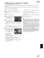 Предварительный просмотр 107 страницы Hitachi DZ-MV350A - Camcorder Instruction Manual