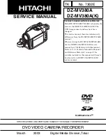 Предварительный просмотр 1 страницы Hitachi DZ-MV380A - Camcorder Service Manual