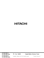 Preview for 169 page of Hitachi DZ-MV550A - Camcorder Service Manual