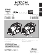 Preview for 1 page of Hitachi DZ-MV550E Instruction Manual