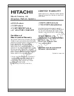 Preview for 162 page of Hitachi DZHS500A - UltraVision Camcorder - 680 KP Instruction Manual