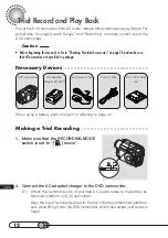 Предварительный просмотр 12 страницы Hitachi DZMV100A Instruction Manual