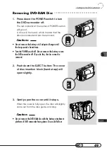 Предварительный просмотр 49 страницы Hitachi DZMV100A Instruction Manual