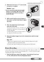 Предварительный просмотр 75 страницы Hitachi DZMV100A Instruction Manual