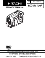 Preview for 1 page of Hitachi DZMV100A Service Manual