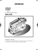 Hitachi DZMV100E Instruction Manual preview