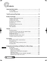 Preview for 8 page of Hitachi DZMV100E Instruction Manual