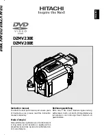 Preview for 1 page of Hitachi DZMV200E Instruction Manual