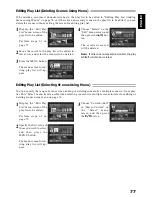 Preview for 77 page of Hitachi DZMV200E Instruction Manual