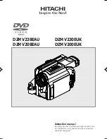 Hitachi DZMV200EUK Instruction Manual preview