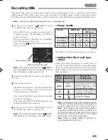 Preview for 43 page of Hitachi DZMV200EUK Instruction Manual