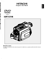 Hitachi DZMV270E Instruction Manual preview