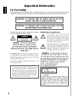 Preview for 2 page of Hitachi DZMV270E Instruction Manual