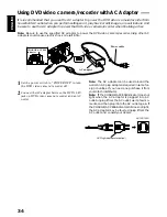 Preview for 34 page of Hitachi DZMV270E Instruction Manual