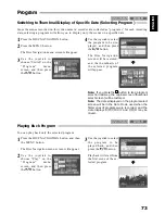 Preview for 73 page of Hitachi DZMV270E Instruction Manual