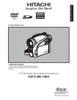 Предварительный просмотр 1 страницы Hitachi DZMV5000E Instruction Manual