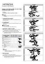 Preview for 3 page of Hitachi E-102SN Installation Manual