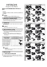 Предварительный просмотр 5 страницы Hitachi E-102XN Installation Manual