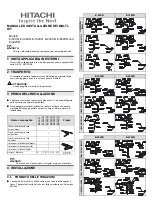 Предварительный просмотр 9 страницы Hitachi E-102XN Installation Manual