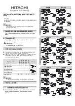 Предварительный просмотр 13 страницы Hitachi E-102XN Installation Manual