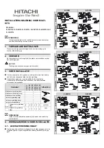 Предварительный просмотр 15 страницы Hitachi E-102XN Installation Manual