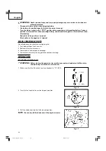 Preview for 16 page of Hitachi E100 Safety Instructions And Instruction Manual